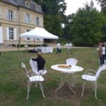 Démonstration et initiation de l'escrime dans le parc