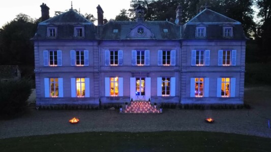 Le château entre "chien et loup"